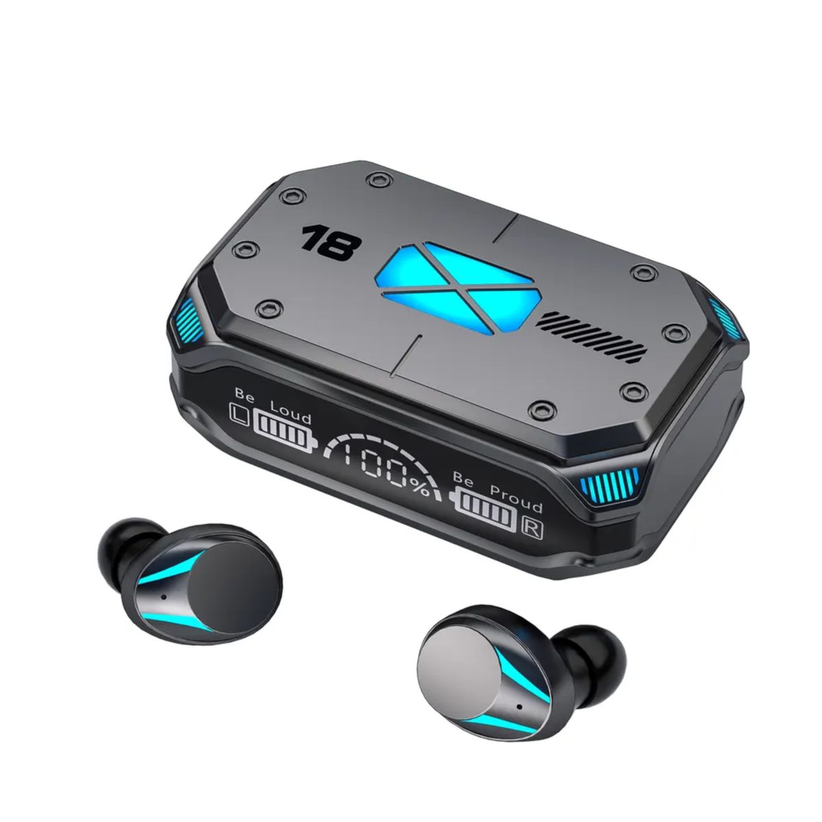 Gaming in Earbuds - TWS BT Wireless V5.3 - Long Battery Life - True Sound