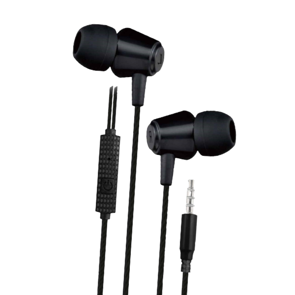 KIN - K18 - Bass Boosted Wired Earphones With Advanced Sound Quality -Black