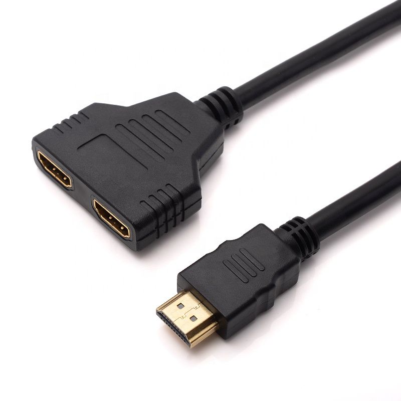 HDMI Splitter 1 in 2 Out HDMI Adapter Male to Female Splitter Adapter Cable