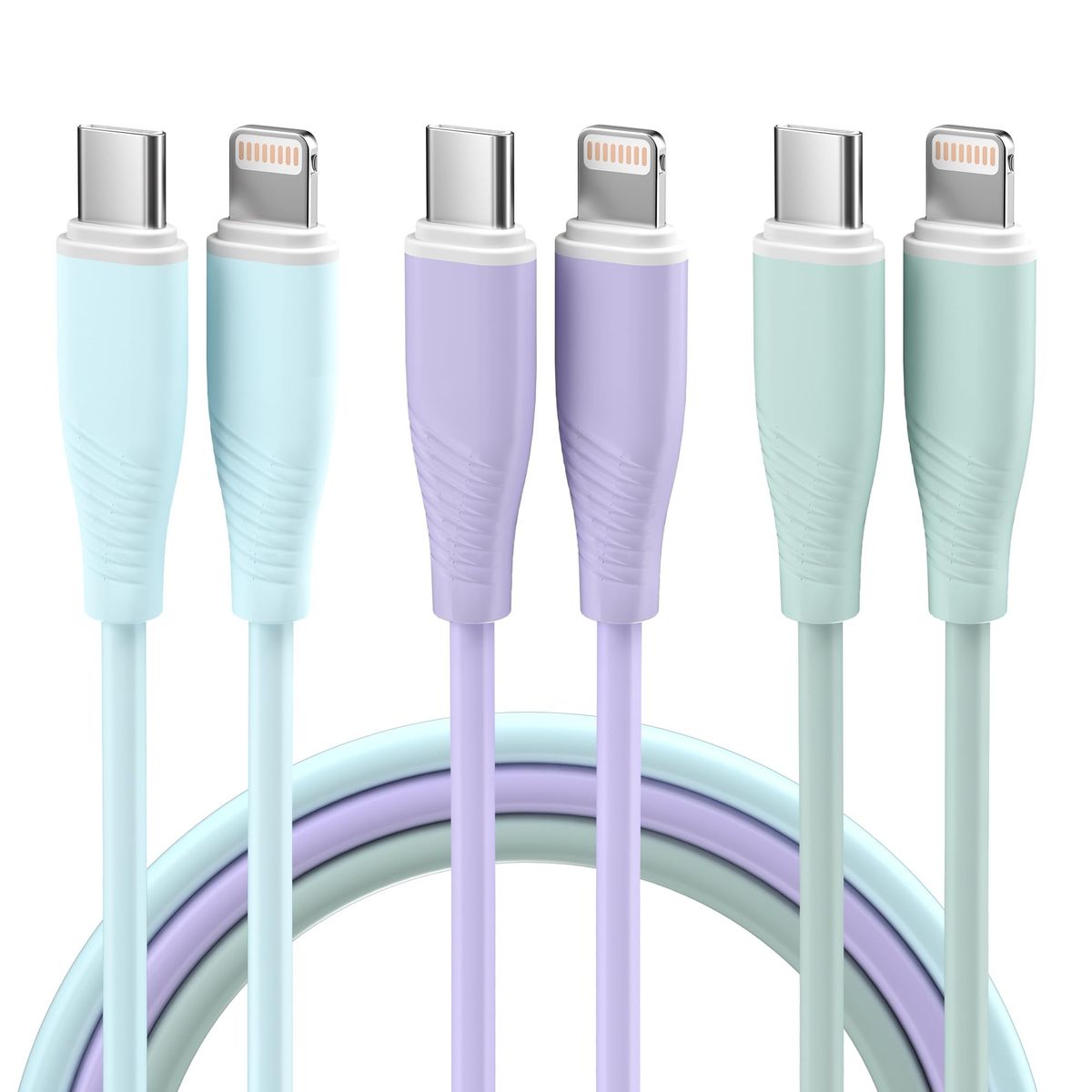 ABODOS AS-DS359 30W PD Fast Charging Cable - Type-C to Lightning