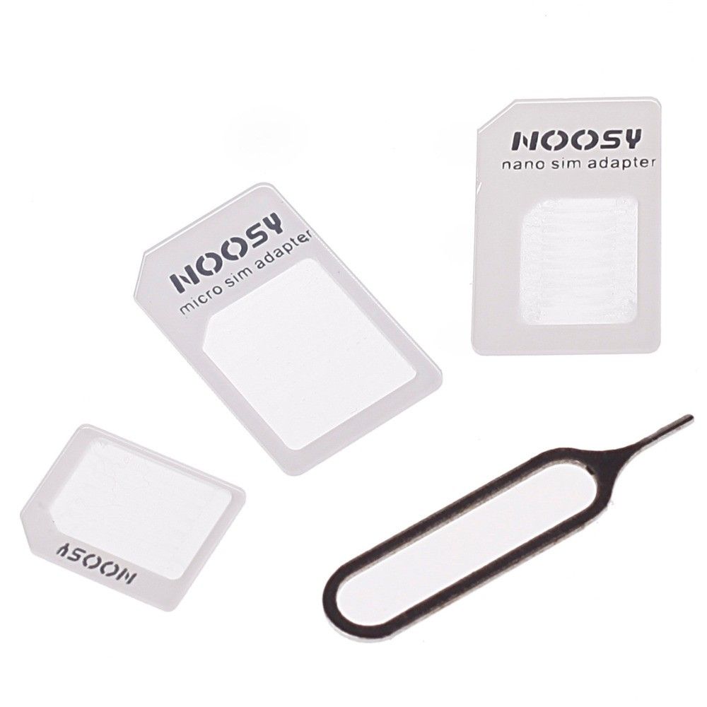 Noosy Nano Sim Card Adapter Tray Holder 3 in 1 Kit