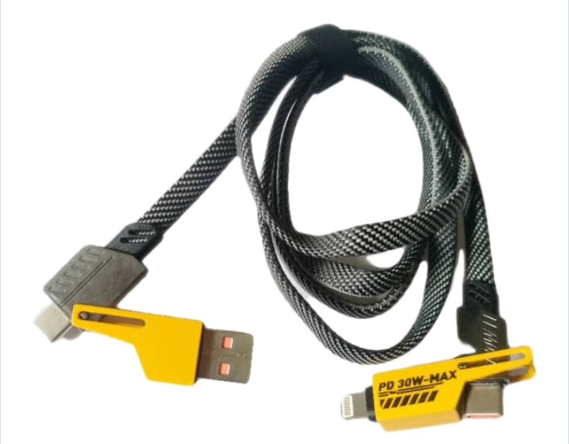 ABODOS AS-DS395 4-in-1 120W PD Fast Charging Cable