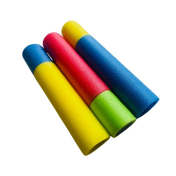 Foam Tube Water Blaster Pool Guns - 25cm - 3 Piece