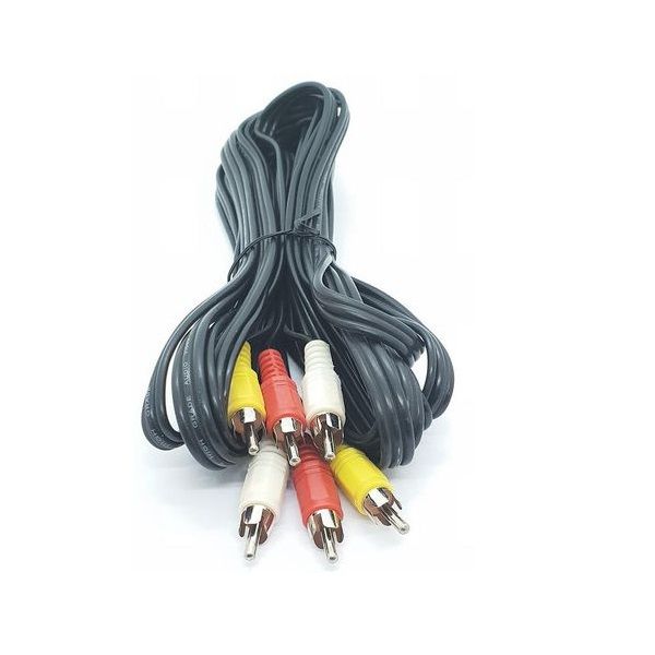 3 RCA Male to 3 RCA Male - 5M