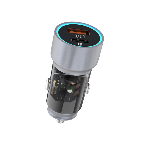 YESPLUS - YS-1208 - USB + USB-C Port Car Charger