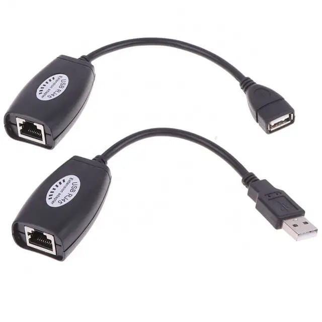 USB2.0 Ethernet Extension Cable Adapter to RJ45 Adapter Cat5