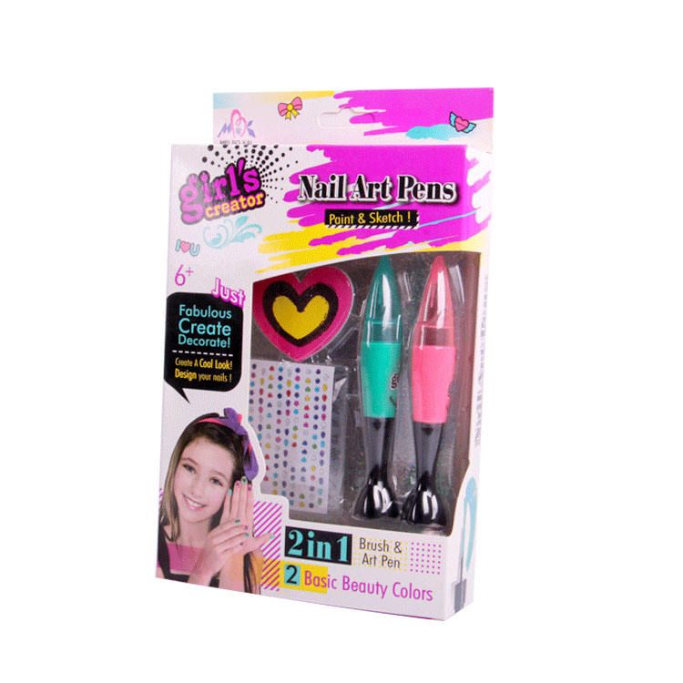 Girls Creator Make-up Gift Set Polish Brush & Art Pen