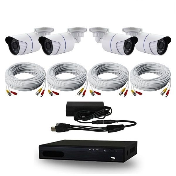 AHD CCTV Direct - 4 Channel cctv camera system - Full Kit