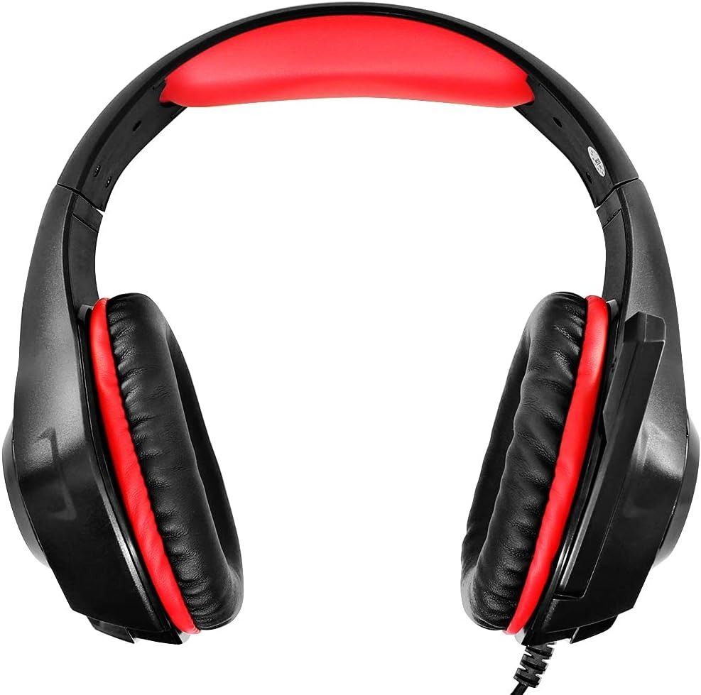 red FX-02 Wired Gaming Headset |High-Definition Stereo Sound & LED Lighting