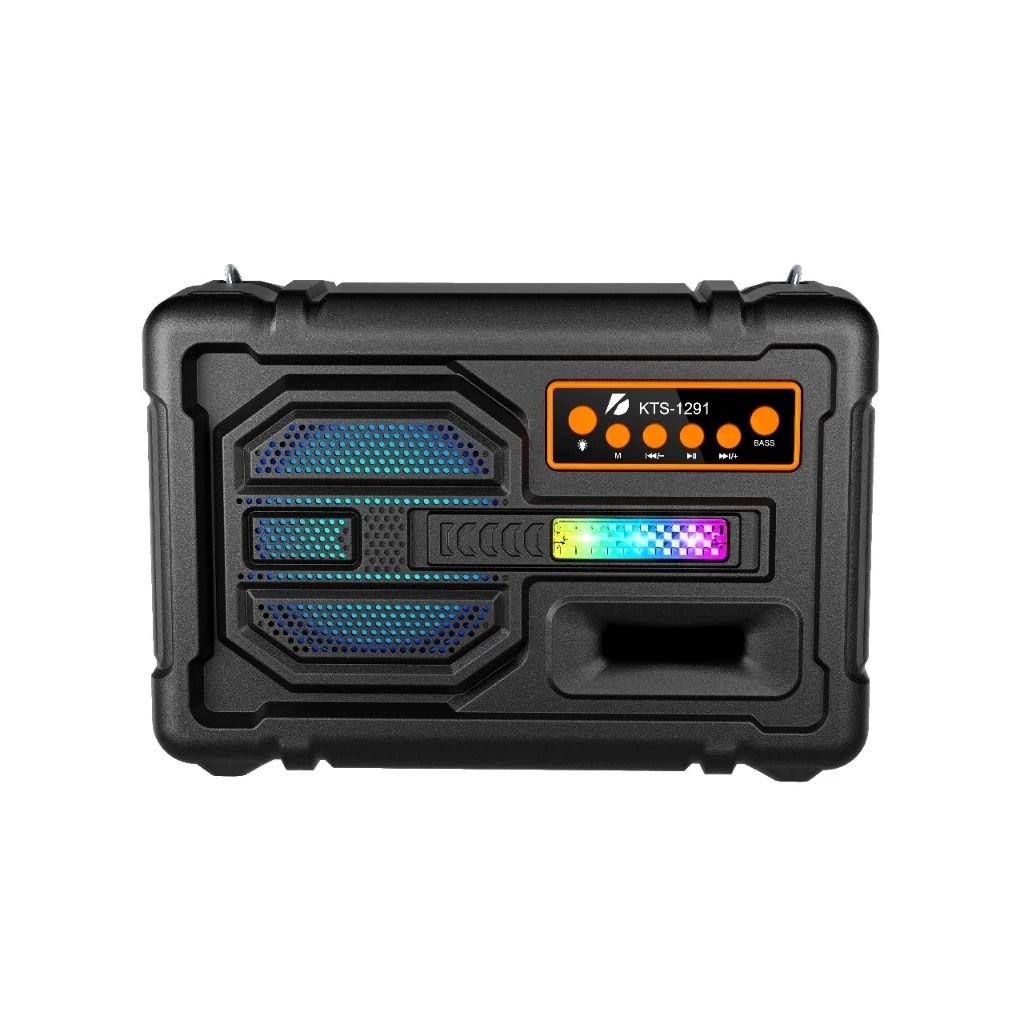 KTS-1291 4'' Portable Bluetooth Speaker with FM Radio & USB Playback