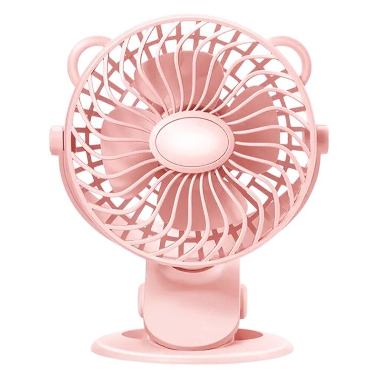YESPLUS YS-1605 - Clip Fan With 360 Rotation & Quiet Operation - Pink