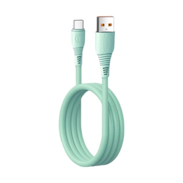 ABODOS - AS-DS350C - USB To Type C Cable Charging Cable - Green