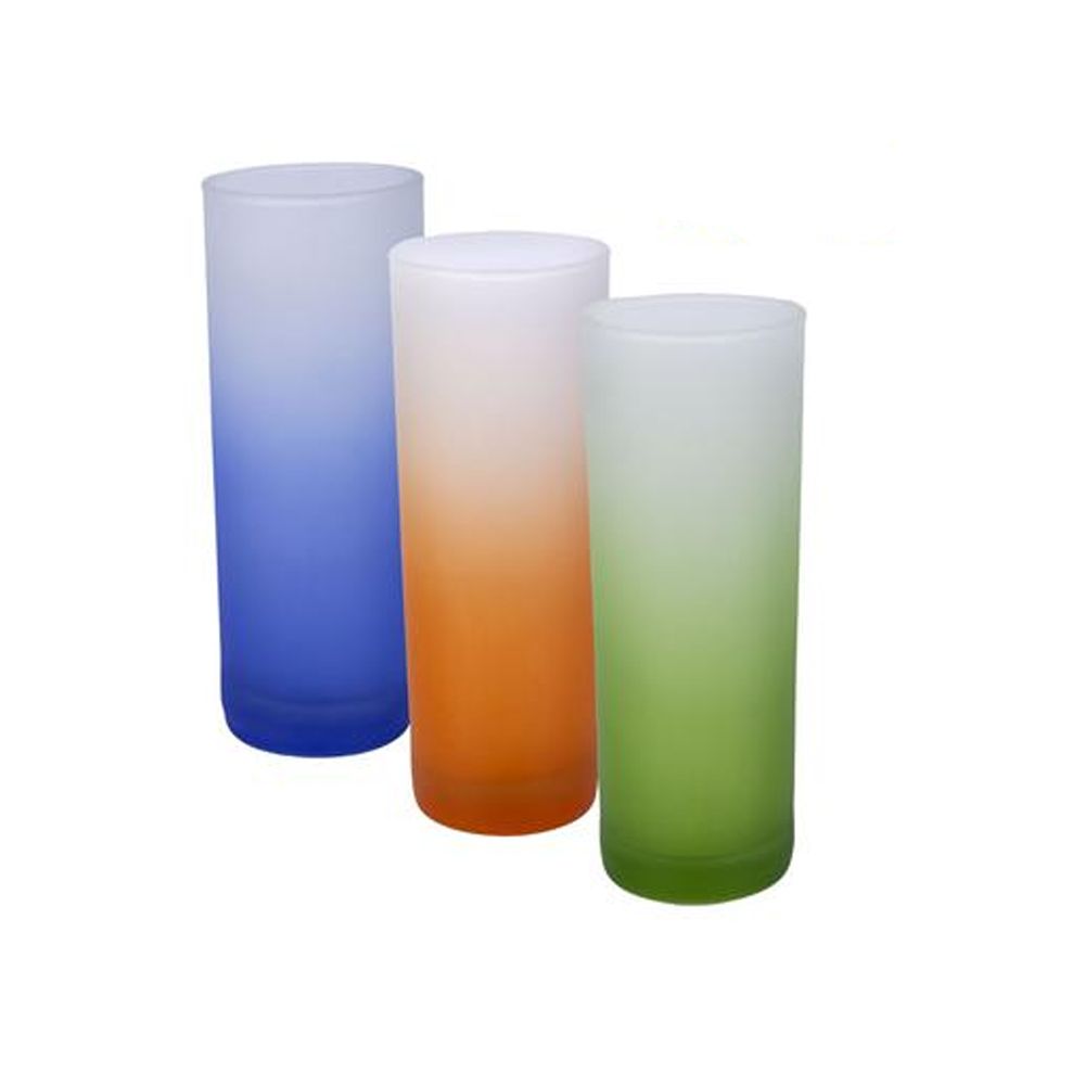 Tumbler Glass Zombie Frosted - 340ml 3-pack