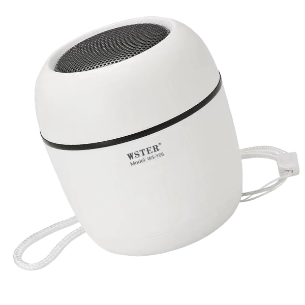 WSTER - WS-Y06 - Hi-Fi Surround Sound Mini Bluetooth Speaker - White