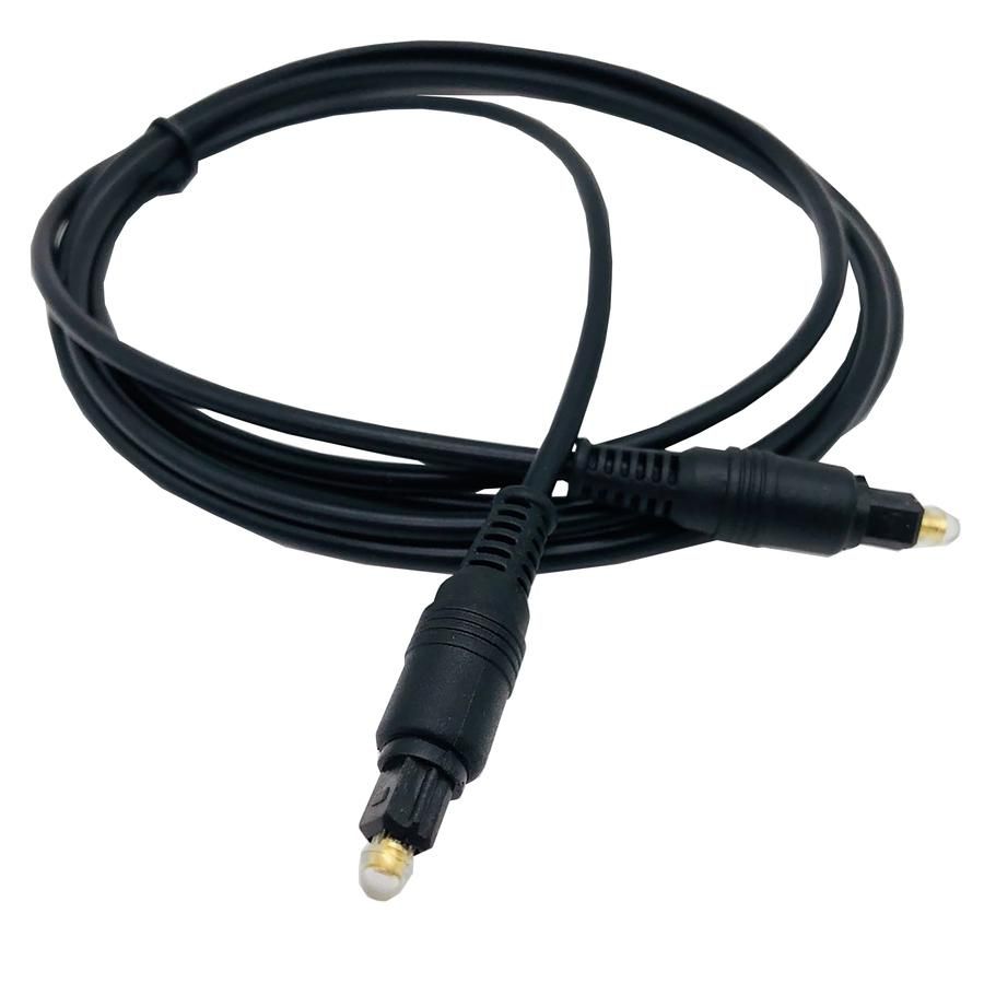 Digital Optical Audio Cable Fiber Male Optical Cable - Black 2meter