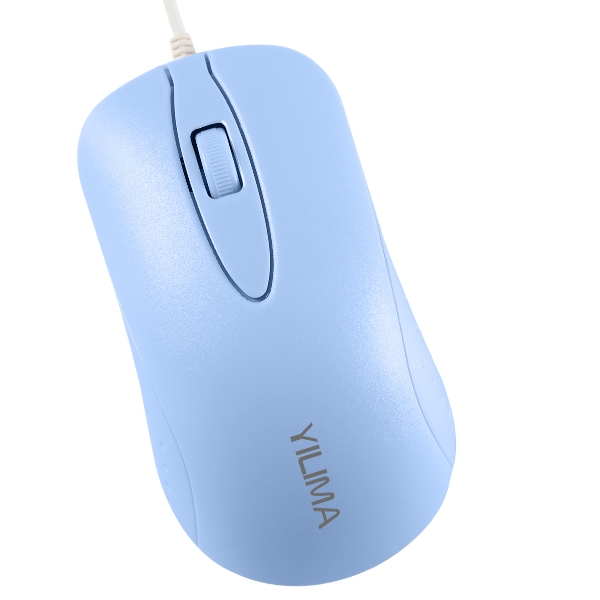 YILIMA - QS-101 - Universal Wired Mouse With Optical Precision - Blue