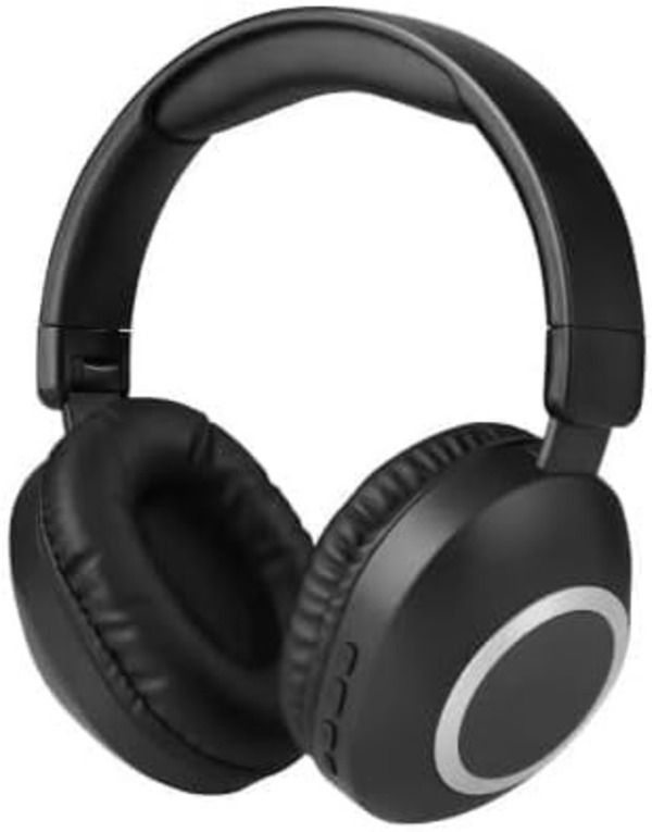 ST801 Black Bluetooth Headphones - Wireless Over-Ear Headset with Deep Bass