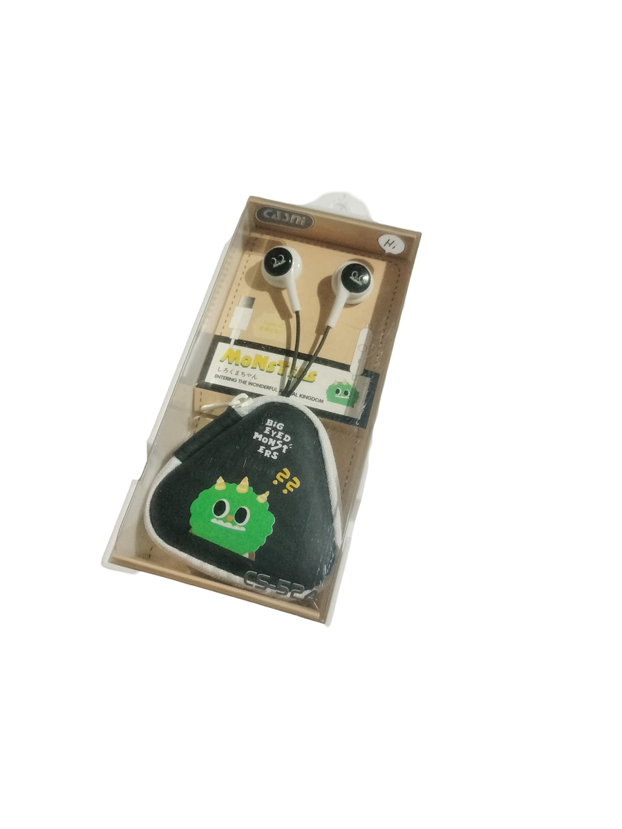 CS-524 C-Type Wired Earphones with Travel Case