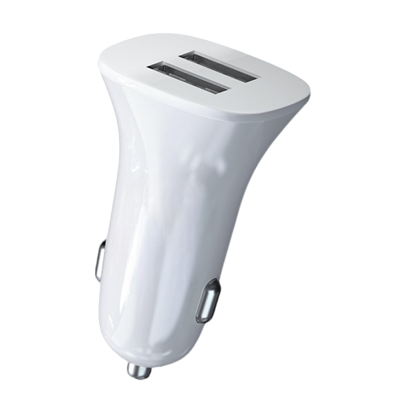ALLISON - ALS-A602 - Dual USB Universal Car Charger - White
