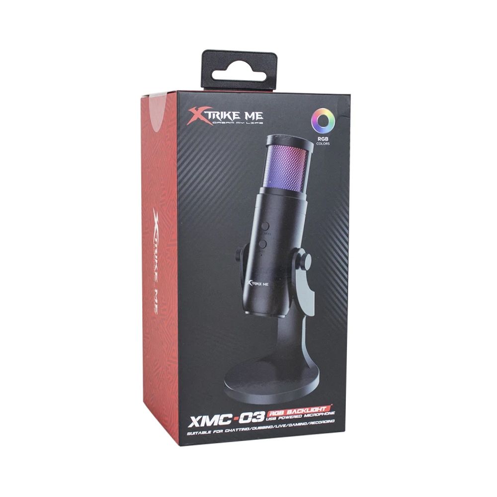 Xtrike Me RGB Backlit USB Powered Microphone