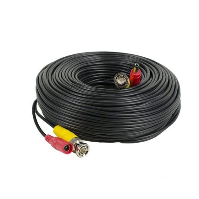 50M BNC Cable Video + DC Power CCTV Cable