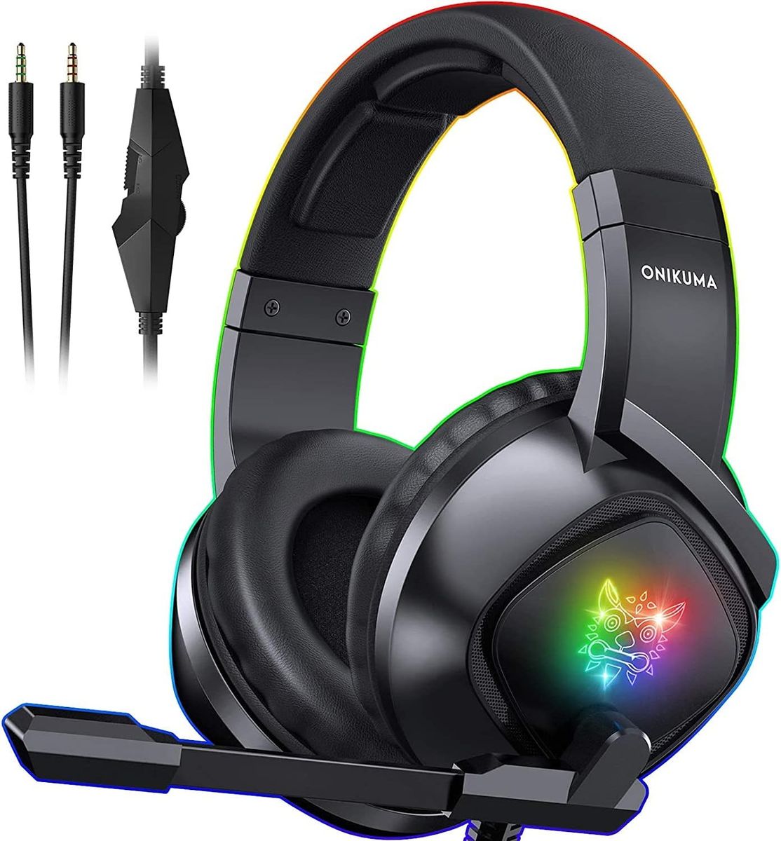 K19 Professional Gaming Headset with Noise-Canceling Microphone