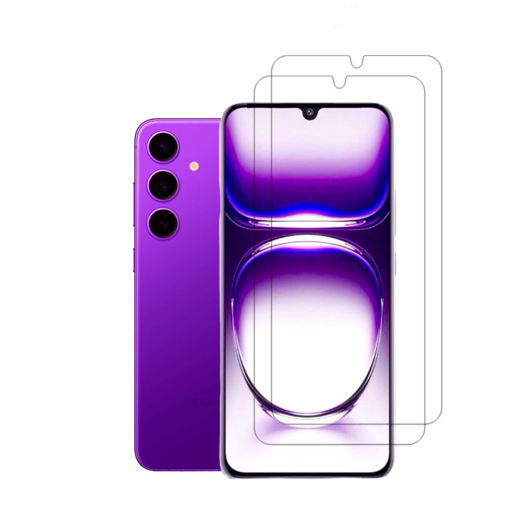 Screen Protector For A55 - Pack of 2 Premium Glass For Samsung Galaxy A55