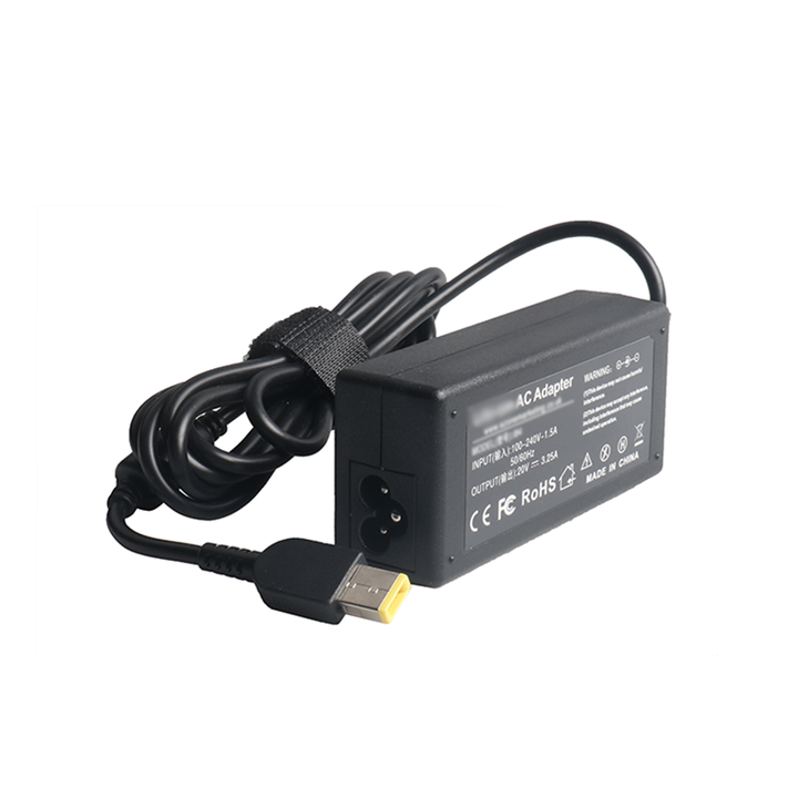 Lenovo USB Square Pin 20V 4.5A 90Watt Laptop Charger-( Yellow Square Pin )