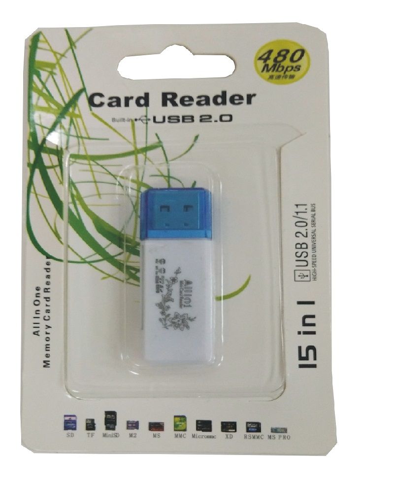 All In One Memory Card Reader USB 2.0