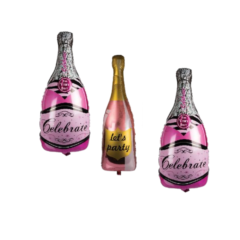 Balloons Helium Foil Champ 106Cm F04. - 3 Pieces