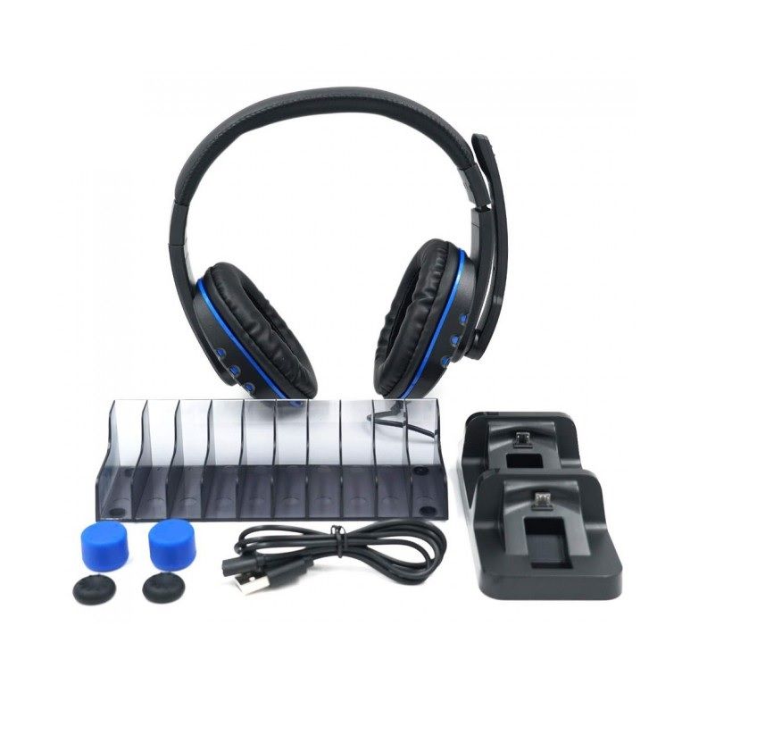 5-in-1 Protective Game Pack For PS4 Series GW