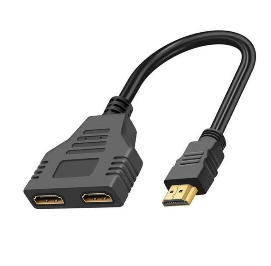 1 Way Male To 2 Way Female HDMI Splitter 1080P Frequency Range 50-60Hz