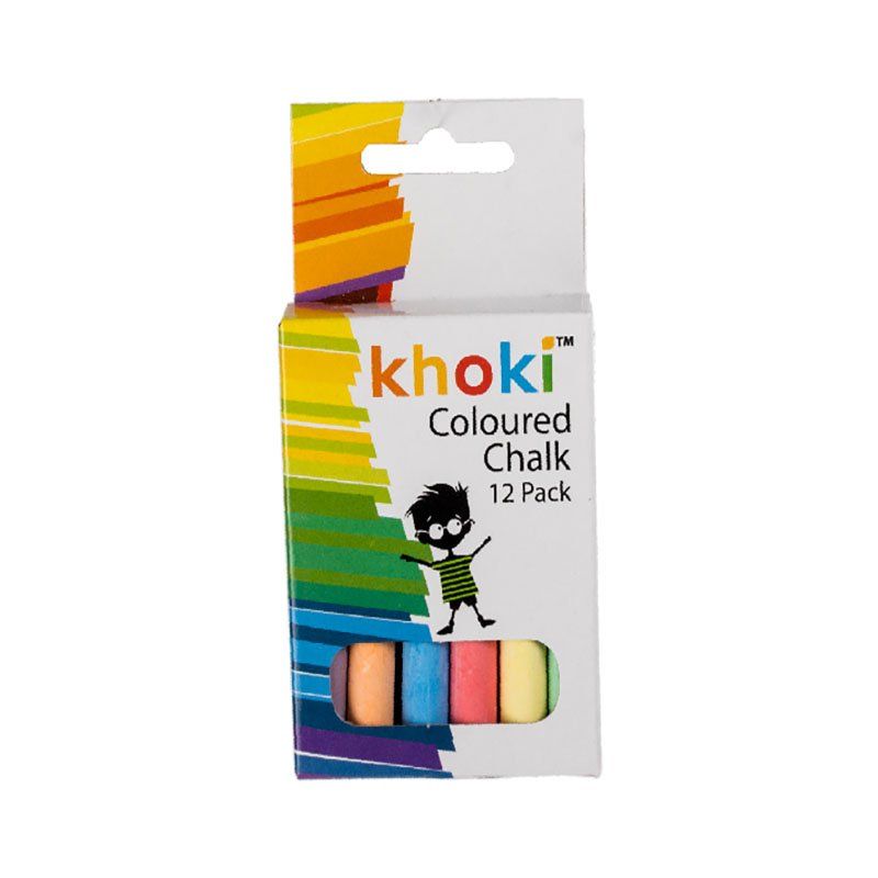 6x Pack Chalk Coloured 12Pce per Pack