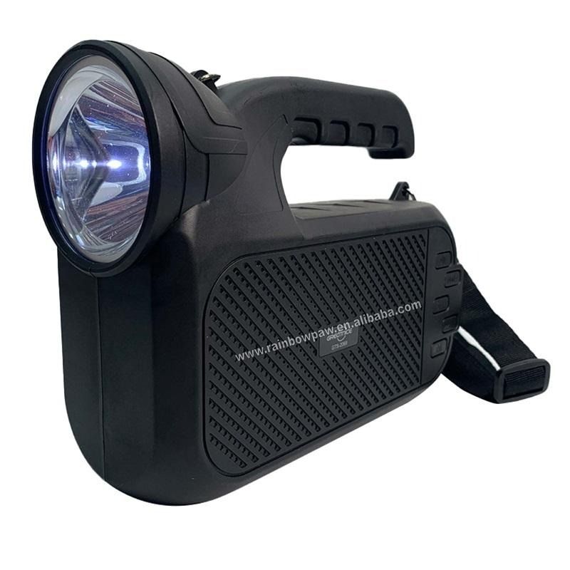 GTS-2068 Compact Bluetooth Speaker with Solar Power & Flashlight