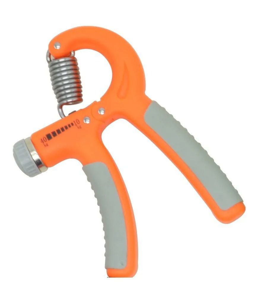 Orange Hand Grip Strengthener with Resistance Dial