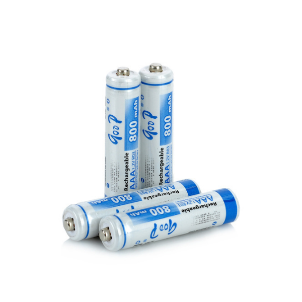 Goop Premium AAA Rechargeable Batteries 800mAh x 4