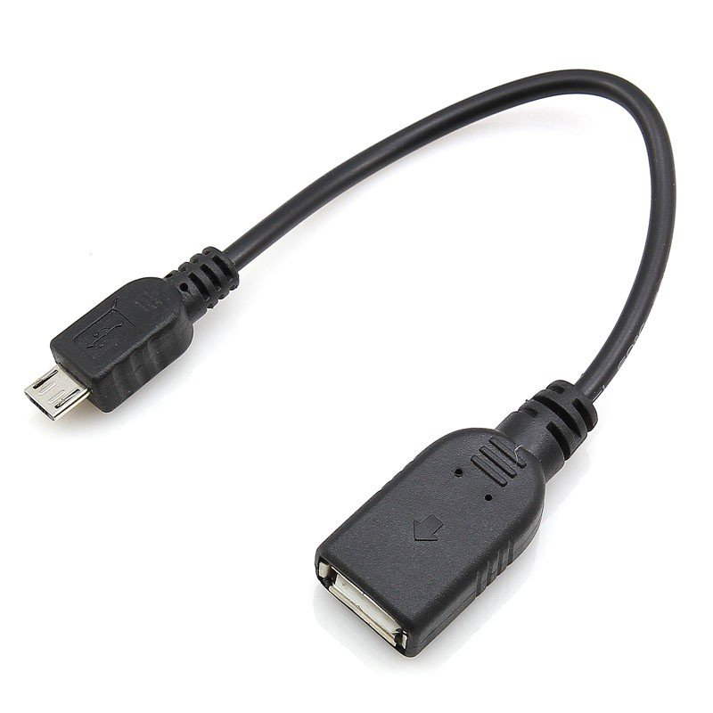 Black Micro USB to USB Cable