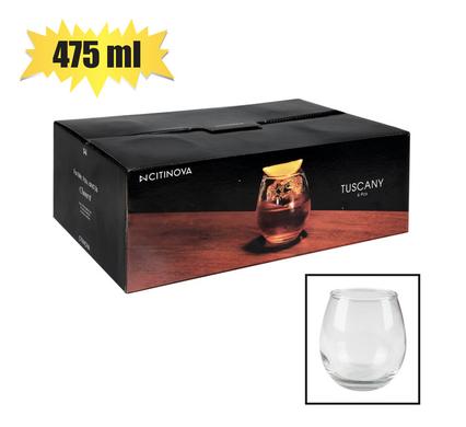 TUMBLER GLASS WINE STEMLESS 475ML
