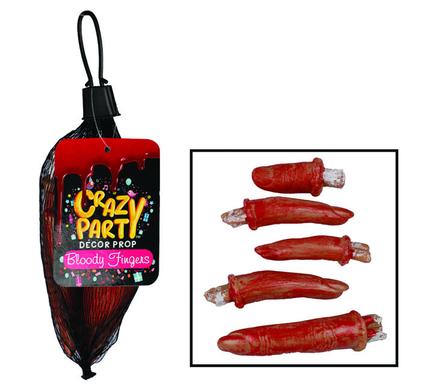 PARTY PROP PL BLOODY FINGERS