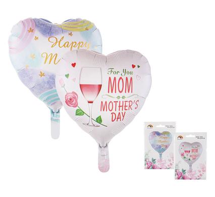 BALLOONS HELIUM FOIL MOM ASTD 45cm F-01