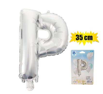 BALLOON FOIL SILVER P 35cm