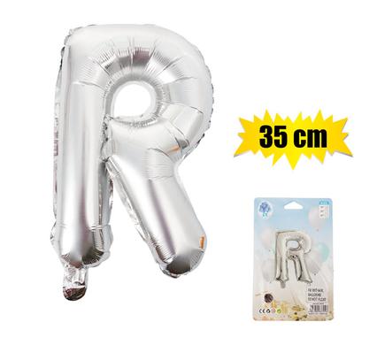 BALLOON FOIL SILVER R 35cm