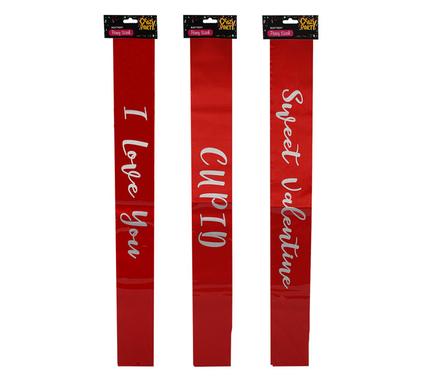 PARTY SASH LOVE ASSTD