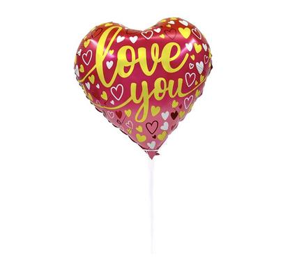 BALLOON A/FILL LOVE YOU VALENTINE