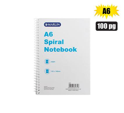 BOOK NOTE SPIRAL BOUND A6 100-PAGE