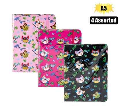 NOVELTY NOTEBOOK OWL A5