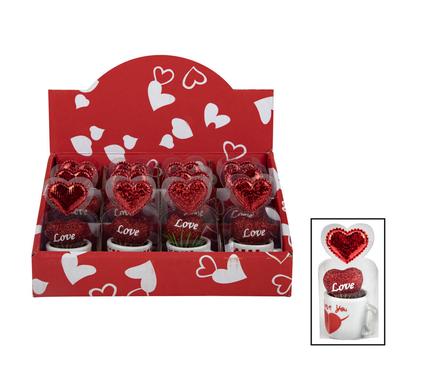 MUG OCCASIONS LOVE MINI HEART IN MUG