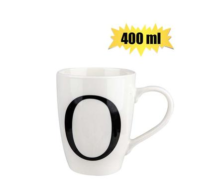 MUG DAILY TALL LETTER O,400ml