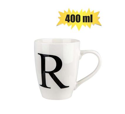 MUG DAILY TALL LETTER R,400ml