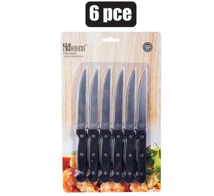 KNIFE-SET 6PC SERRATED HILLHOUSE